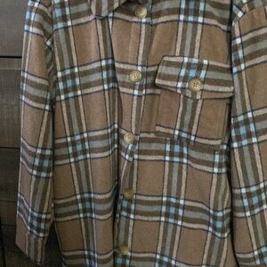 KORI AMERICA LONG FLANNEL COAT